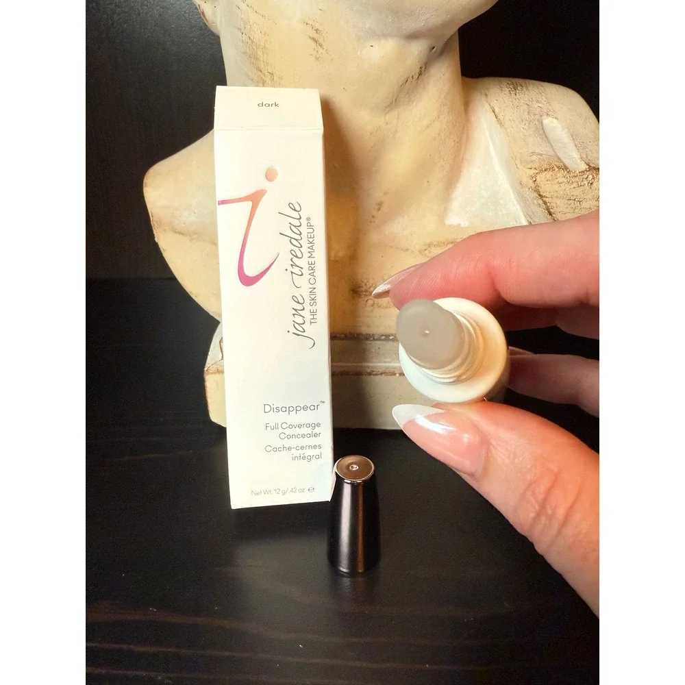 Jane‎ Iredale Disappear Full Coverage Concealer Dark Matte Finish 12g .42oz NIB